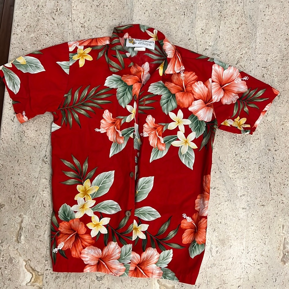 Alohawear Hawaiian shirt youth size 10
